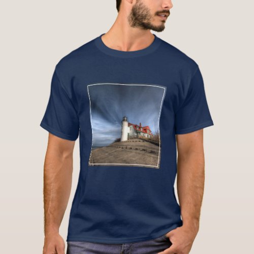 Lighthouses  Point Betsie Lake Michigan T_Shirt