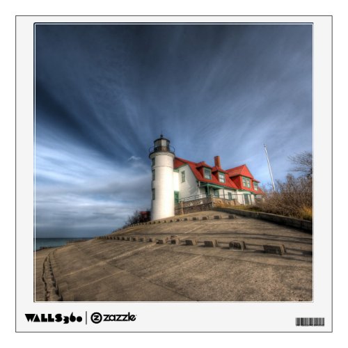 Lighthouses  Point Betsie Lake Michigan Wall Decal