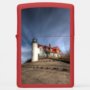 Lighthouses Point Betsie Lake Michigan Zippo Lighter