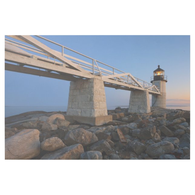 Lighthouses | Port Clyde Maine Lighthouse Gallery Wrap (Front)