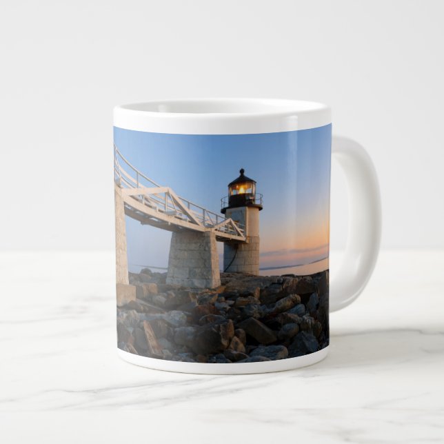 Lighthouses | Port Clyde Maine Lighthouse Giant Coffee Mug (Front Right)