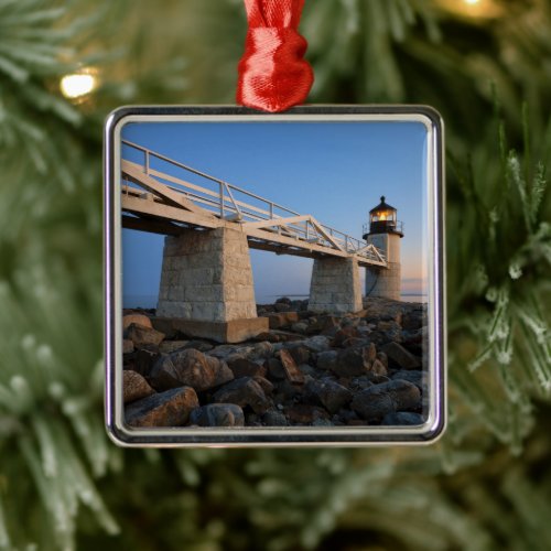 Lighthouses | Port Clyde Maine Lighthouse Metal Ornament