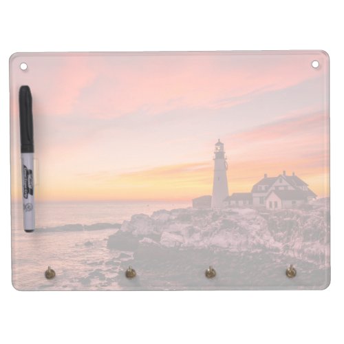 Lighthouses   Portland Head Cape Elizabeth Maine Dry Erase Board With Keychain Holder
