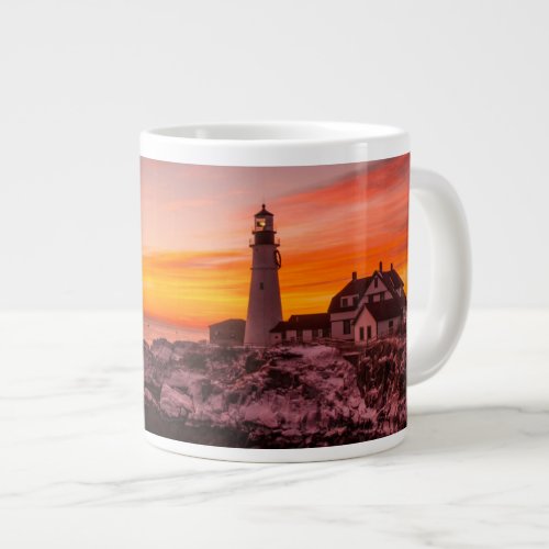 Lighthouses   Portland Head Cape Elizabeth Maine Giant Coffee Mug