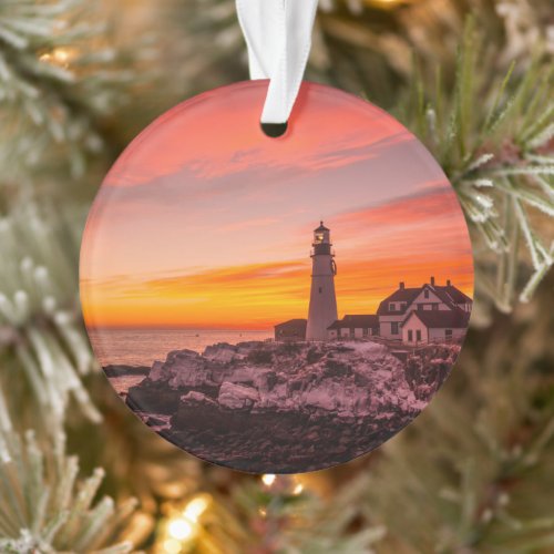 Lighthouses |  Portland Head Cape Elizabeth Maine Ornament