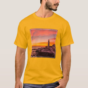 Lighthouses    Portland Head Cape Elizabeth Maine T-Shirt