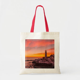 Lighthouses    Portland Head Cape Elizabeth Maine Tote Bag