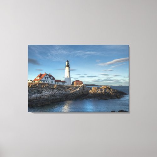 Lighthouses  Portland Head Light Lighthouse Canvas Print