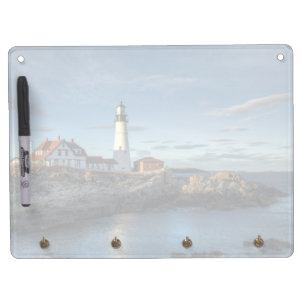 Lighthouses Portland Head Light Lighthouse Dry Erase Board With Keychain Holder