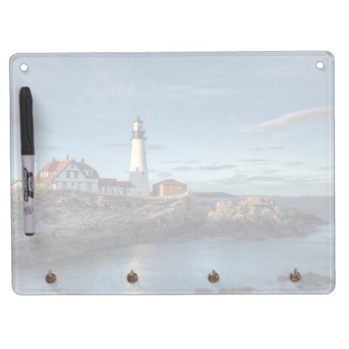 Lighthouses  Portland Head Light Lighthouse Dry Erase Board With Keychain Holder