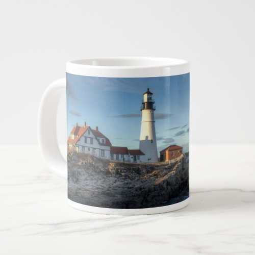 Lighthouses  Portland Head Light Lighthouse Giant Coffee Mug