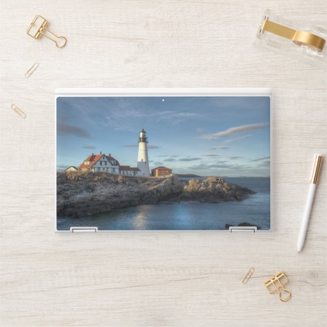 Lighthouses | Portland Head Light Lighthouse HP Laptop Skin (Desk)