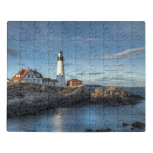 Lighthouses Portland Head Light Lighthouse Jigsaw Puzzle