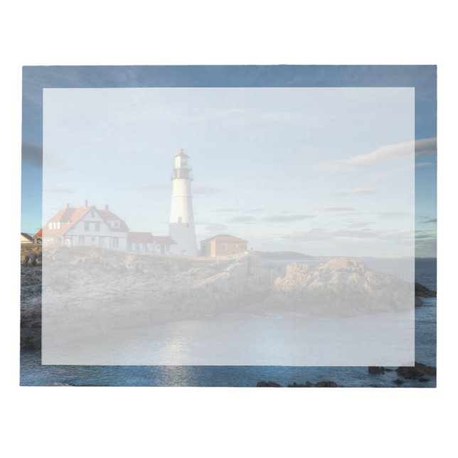 Lighthouses | Portland Head Light Lighthouse Notepad (Front)