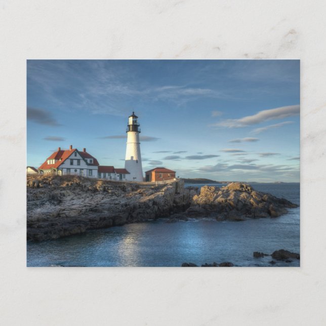 Lighthouses | Portland Head Light Lighthouse Postcard (Front)