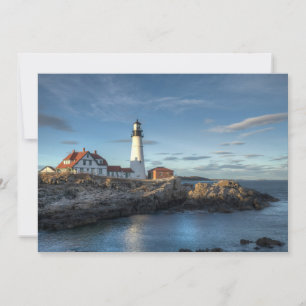 Lighthouses Portland Head Light Lighthouse Thank You Card