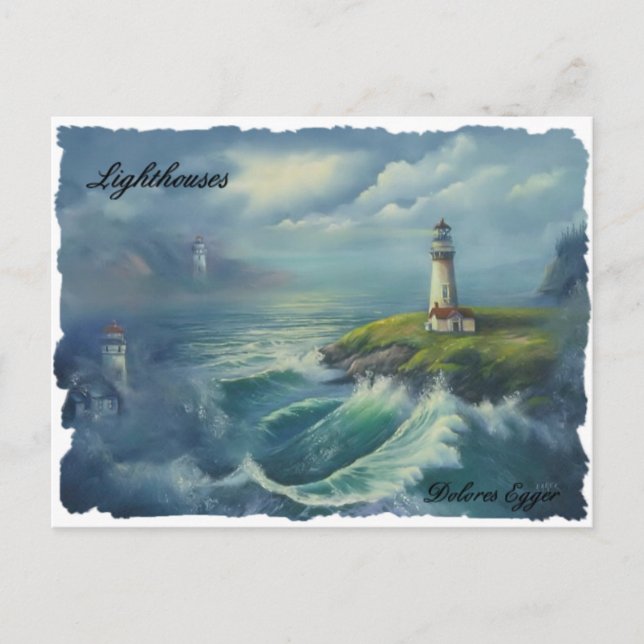 Lighthouses Postcard (Front)