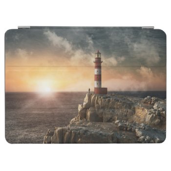 Lighthouses | Red & White Lighthouse Ipad Air Cover by intothewild at Zazzle