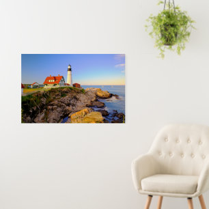 Lighthouses Rockport Lighthouse Maine Foam Board