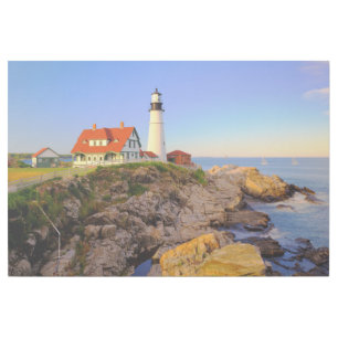 Lighthouses   Rockport Lighthouse Maine Gallery Wrap