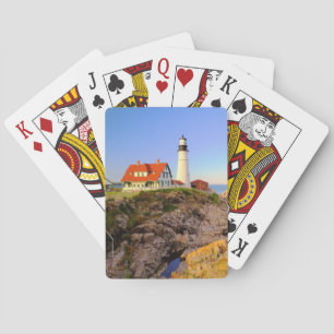 Lighthouses   Rockport Lighthouse Maine Poker Cards