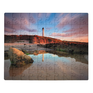 Lighthouses Sea-Light Lossiemouth Scotland Jigsaw Puzzle