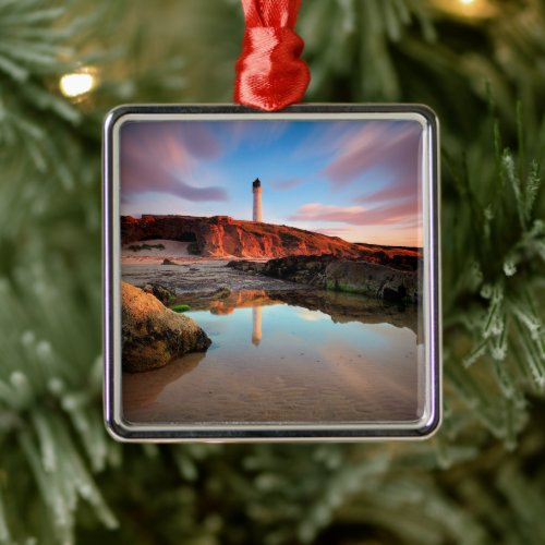 Lighthouses | Sea-Light Lossiemouth Scotland Metal Ornament