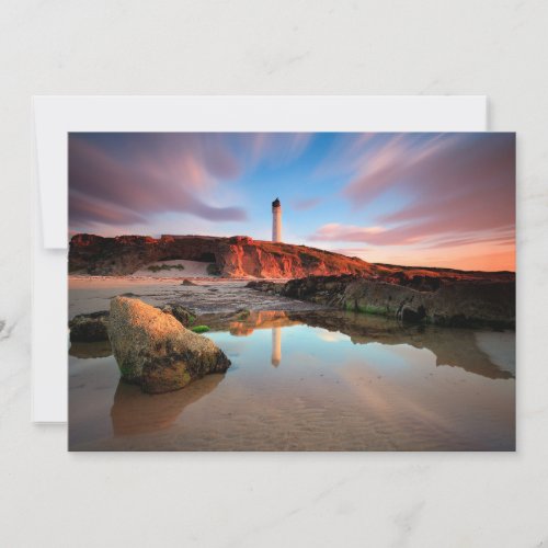 Lighthouses  Sea_Light Lossiemouth Scotland Thank You Card