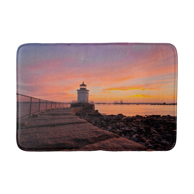 Lighthouses | South Portland, Maine Bath Mat (Front)