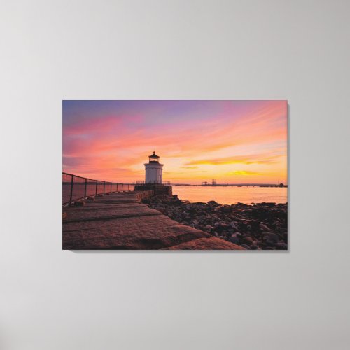 Lighthouses  South Portland Maine Canvas Print