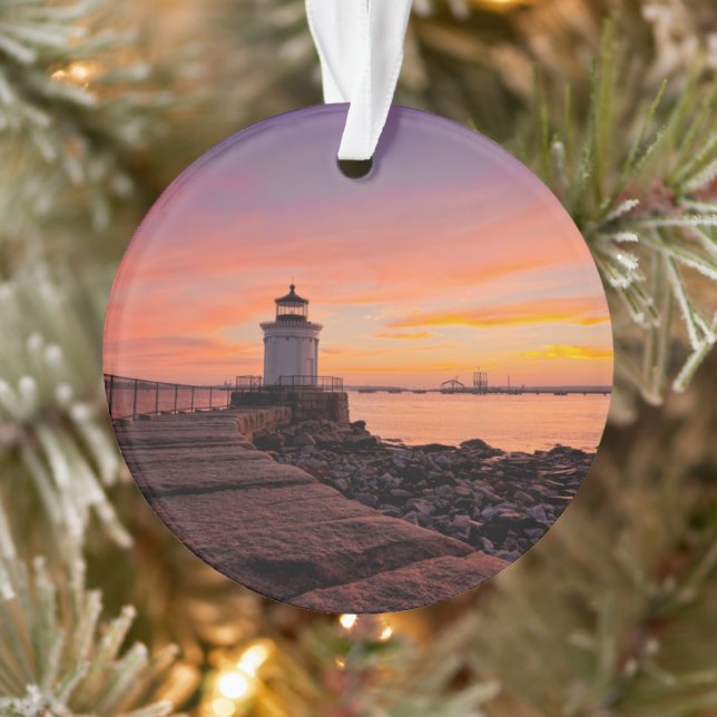 Lighthouses | South Portland, Maine Ornament (Tree)