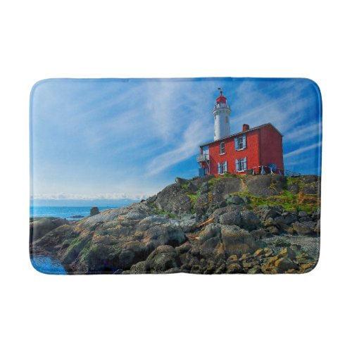 Lighthouses  Victoria Harbor Vancouver Island Bath Mat