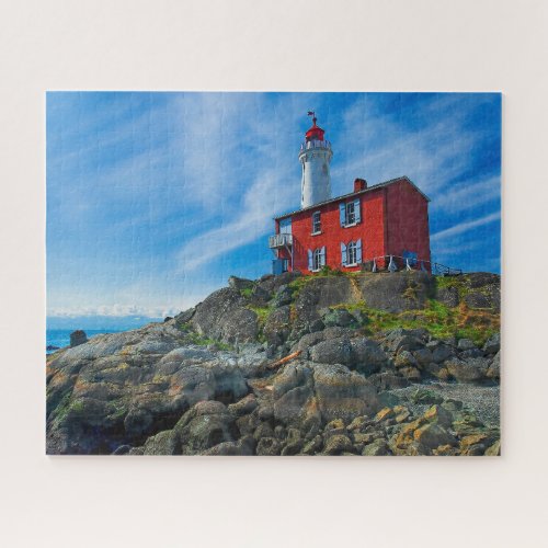 Lighthouses  Victoria Harbor Vancouver Island Jigsaw Puzzle