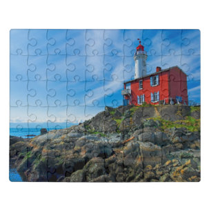 Lighthouses Victoria Harbor Vancouver Island Jigsaw Puzzle
