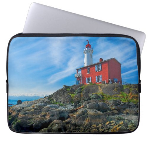 Lighthouses  Victoria Harbor Vancouver Island Laptop Sleeve