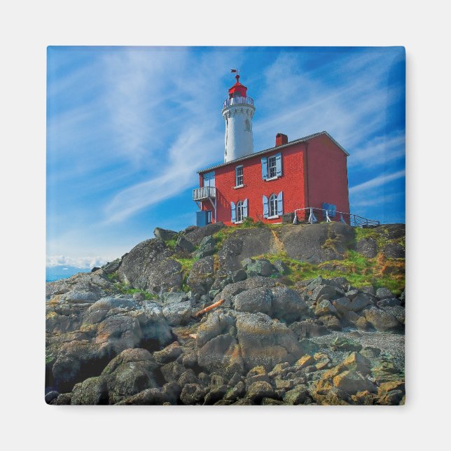 Lighthouses | Victoria Harbor Vancouver Island Magnet (Front)