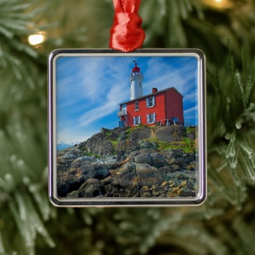 Lighthouses | Victoria Harbor Vancouver Island Metal Ornament