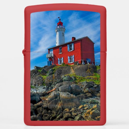 Lighthouses  Victoria Harbor Vancouver Island Zippo Lighter
