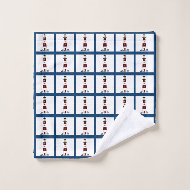 Lighthouses Wash Cloth (Wash Cloth)