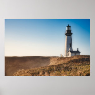 Lighthouses Yaquina Head Lighthouse Oregon Poster