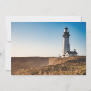 Lighthouses   Yaquina Head Lighthouse Oregon Thank You Card