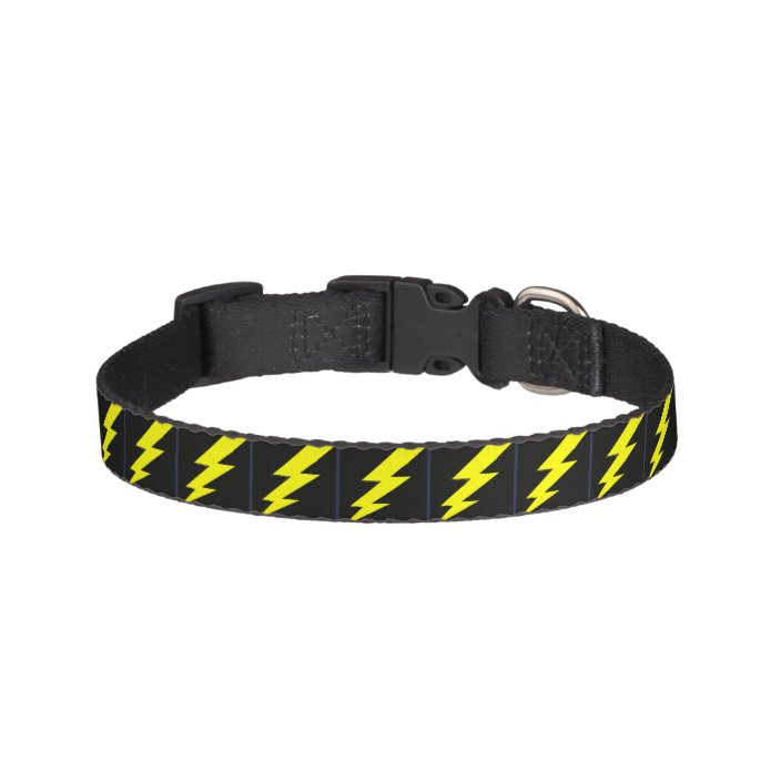 lightning bolt dog collar