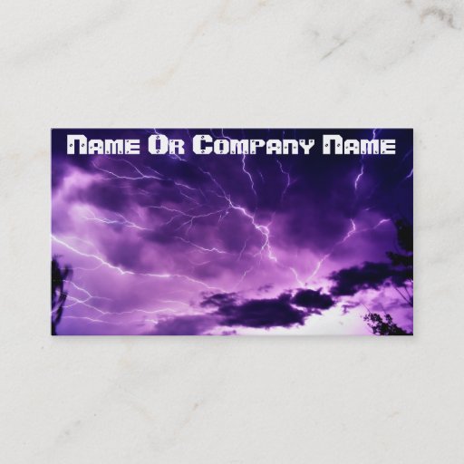 Customizable Lighting Business card