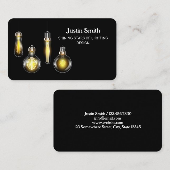 Lighting Business Card (Front/Back)