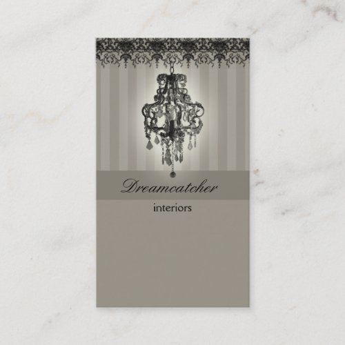 Lighting Chandelier Real Estate Business Card Bg