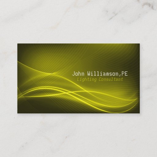 Customizable Lighting Consultant Business Card