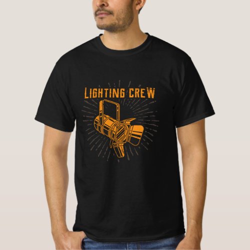 LIGHTING CREW VINTAGE PAR Theatre Lighting T_Shirt