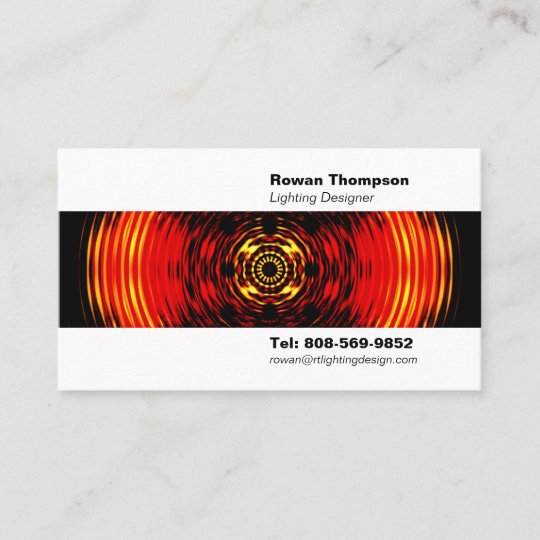 Lighting Designer Business Card | Zazzle.com