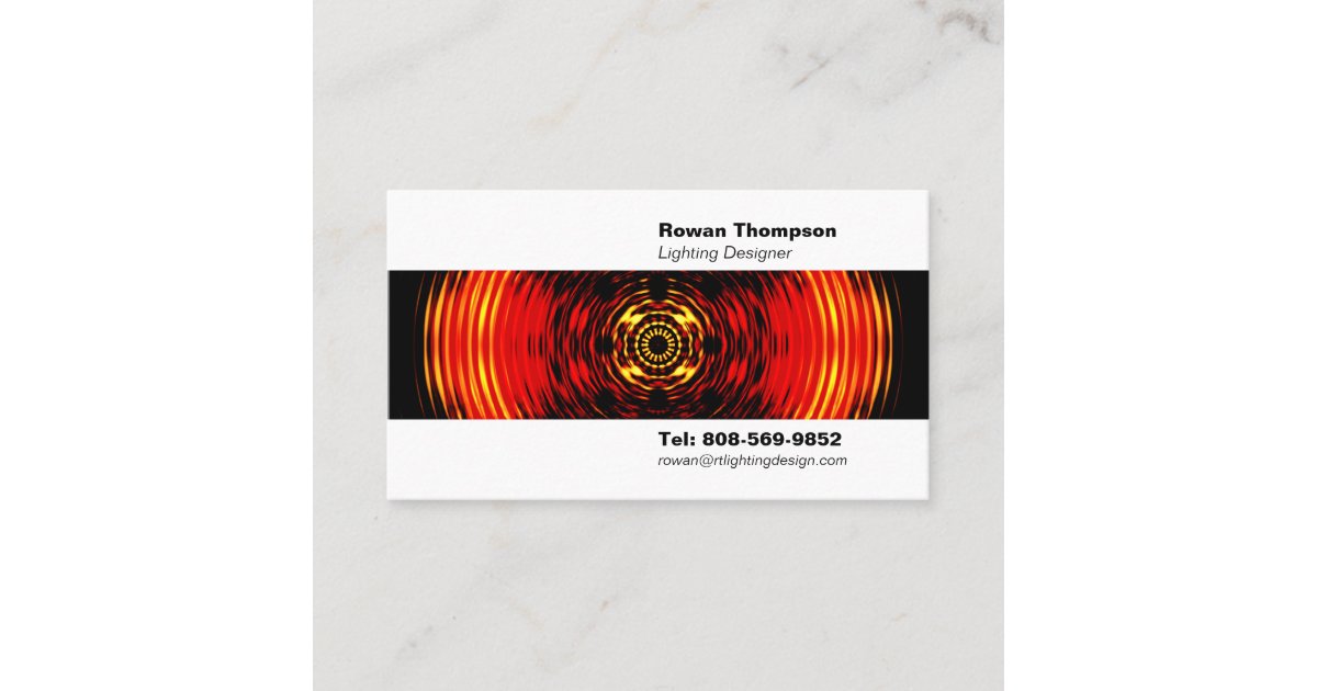 Lighting Designer Business Card | Zazzle