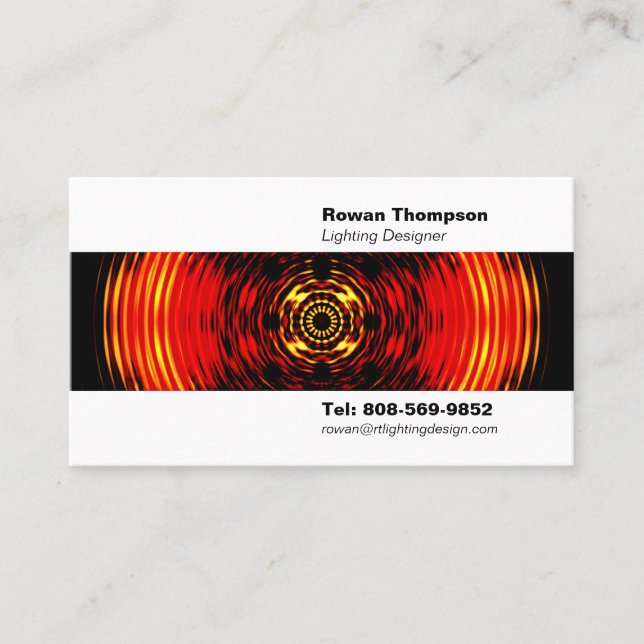 Lighting Designer Business Card (Front)
